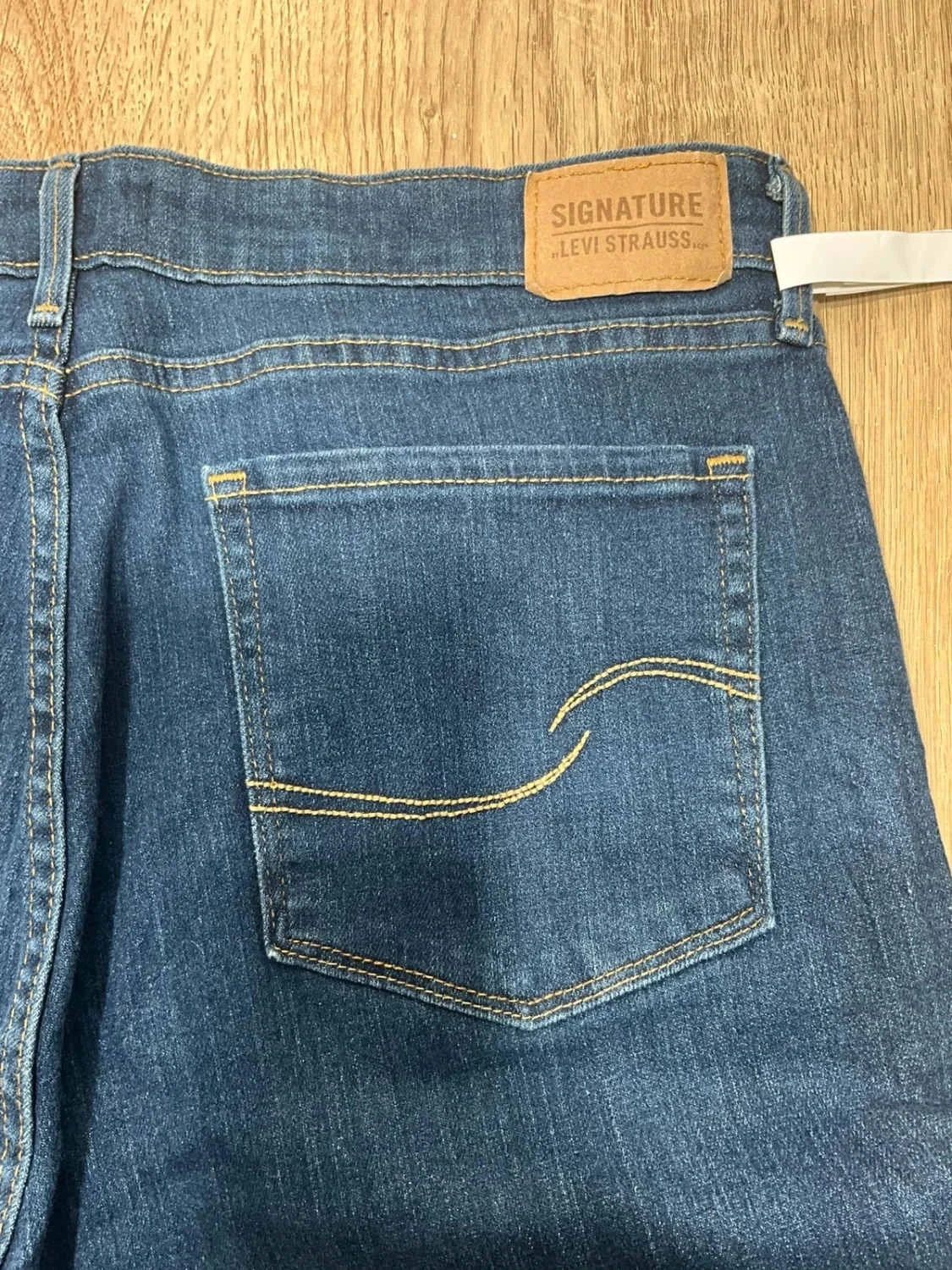 Jean Levi's Mid-Rise Straight Taille W33 L32 Prepy Bleu Foncé Lvf 006 – photo 10